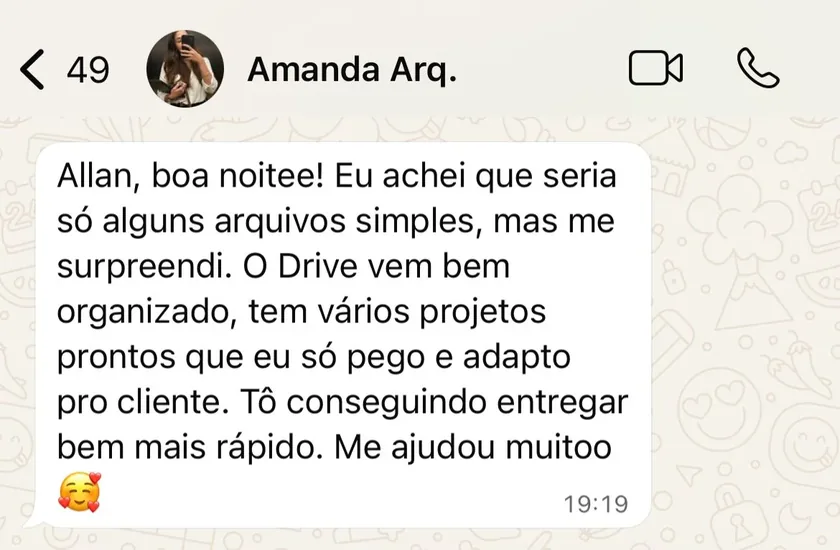 Depoimento - Amanda, Arquiteta