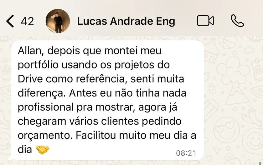 Depoimento - Lucas, Engenheiro