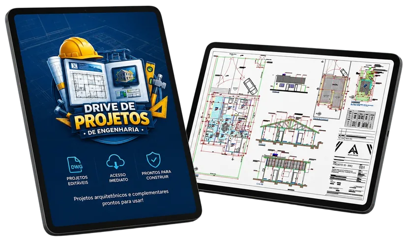 Mockup do Drive de Projetos